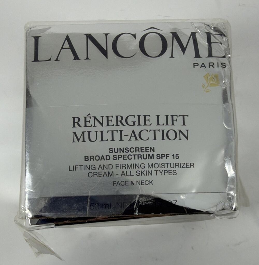 Lancome Renergie Lift Multi-Action SPF 15 Suncream 1.7oz /50ml - Box Damage
